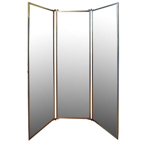Enhance Your Home Décor with Stunning Tri Fold Floor Mirrors - The Perfect Addition to Any Room!